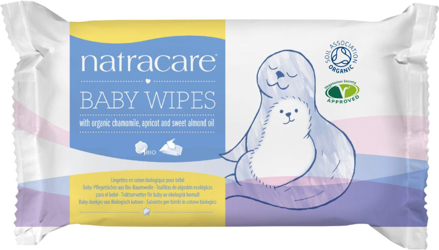 Chusteczki nawilżane dla dzieci - Natracare Organic Cotton Baby Wipes — Zdjęcie N1