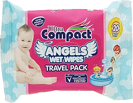 Kup Chusteczki nawilżane dla niemowląt - Ultra Compact Angels Wet Wipes Travel Pack