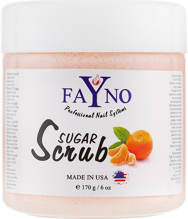 Peeling cukrowy Mandarynka - Fayno Sugar Scrub — Zdjęcie N1