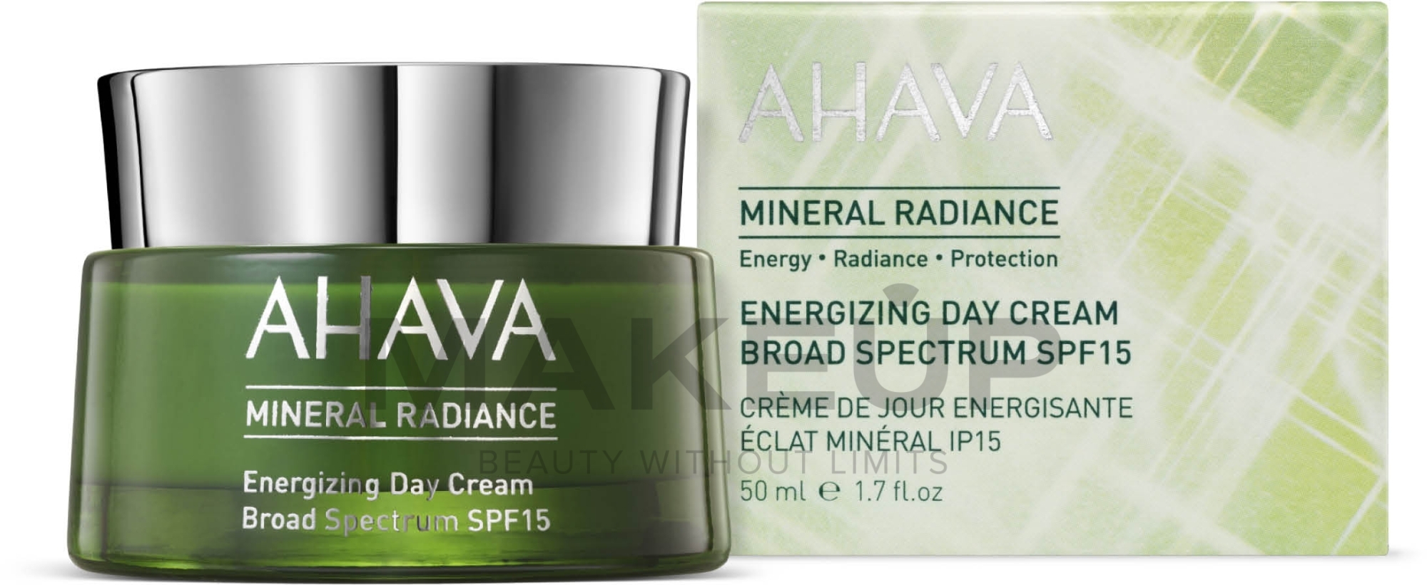 Energizujący krem do twarzy na dzień SPF 15 - Ahava Mineral Radiance Energizing Day Cream — Zdjęcie 50 ml
