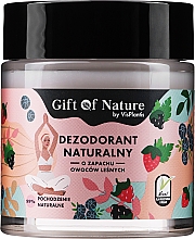 Naturalny dezodorant w kremie o zapachu owoców leśnych - Vis Plantis Gift of Nature Natural Deodorant — Zdjęcie N1