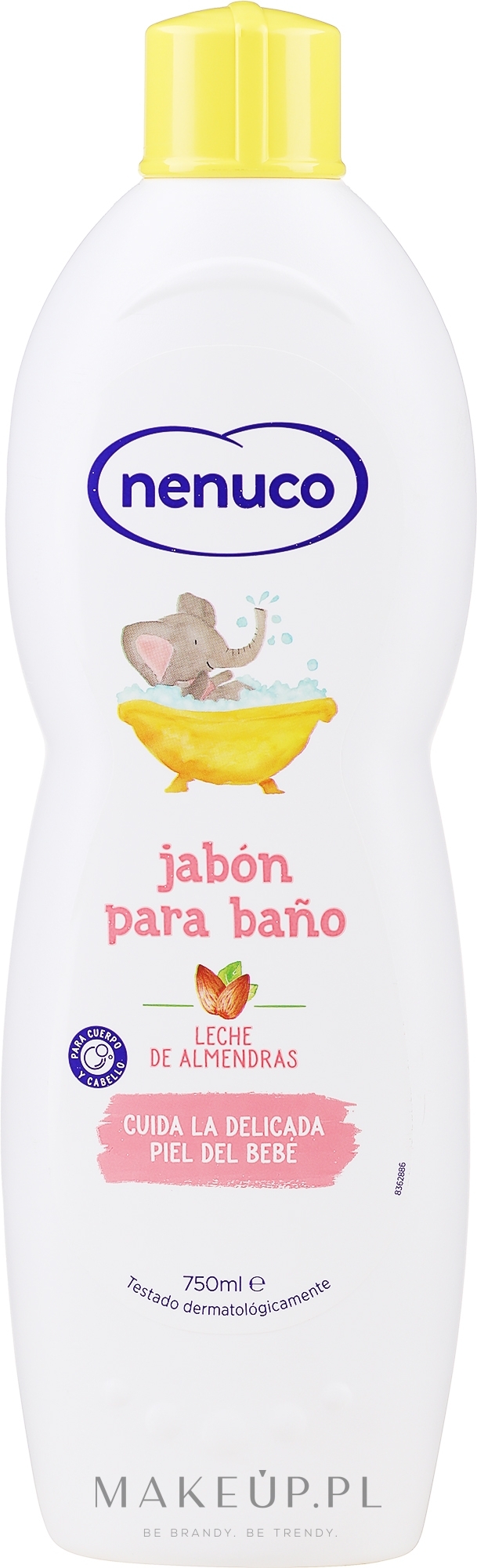 Mydło w płynie ze słodkim mlekiem migdałowym - Nenuco Liquid Soap Almond Milk — Zdjęcie 750 ml