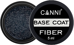 Baza pod lakier hybrydowy z włóknami wzmacniającymi - Canni Fiber Base Coat — Zdjęcie N1