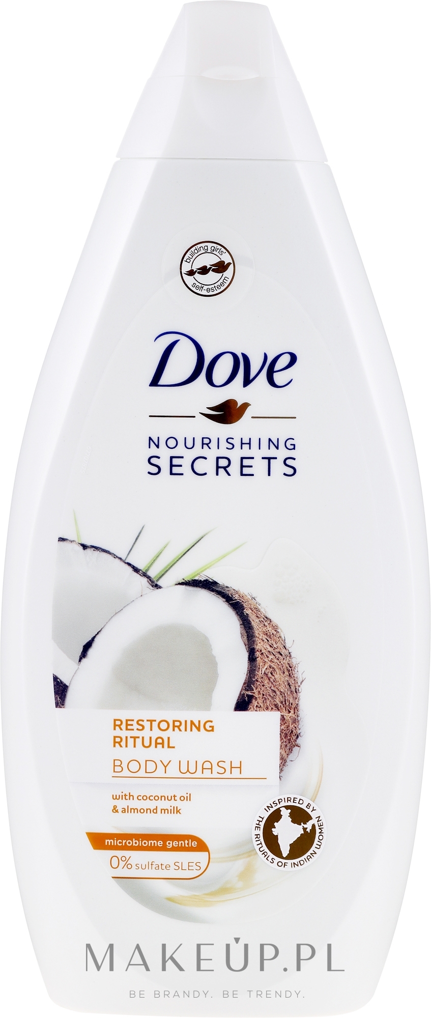 Odżywczy żel pod prysznic Kremowy kokos - Dove Nourishing Secrets Restoring Ritual Shower Gel — Zdjęcie 500 ml