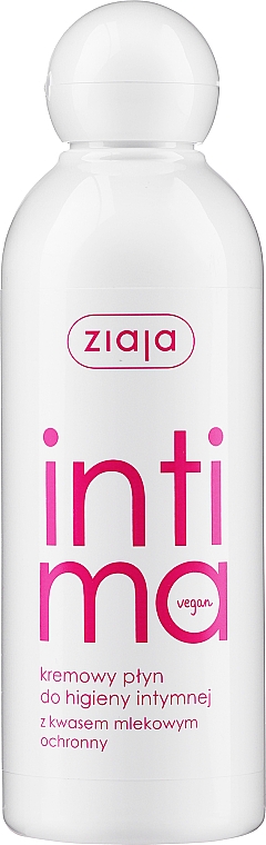 Kremowy płyn do higieny intymnej z kwasem mlekowym - Ziaja Intima