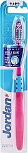Twarda szczoteczka do zębów, różowo-niebieska - Jordan Target Teeth & Gums Hard — Zdjęcie N1