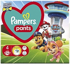 Kup PRZECENA! Pieluchy majteczkowe, rozmiar 4 (9-15 kg), 72 sztuki - Pampers Pants Paw Patrol *