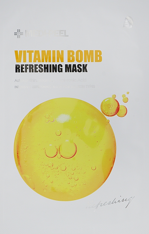 Tonizująca maska ​​w płachcie - MEDIPEEL Vitamin Bomb Refreshing Mas — Zdjęcie N5