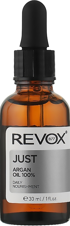 Olej arganowy - Revox Just 100% Natural Argan Oil  — Zdjęcie N1