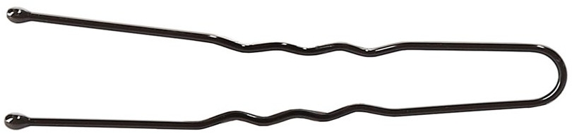 Wsuwki do włosów, 4,5 cm, czarne - Lussoni Wavy Hair Pins 4.5 cm Black — Zdjęcie N1
