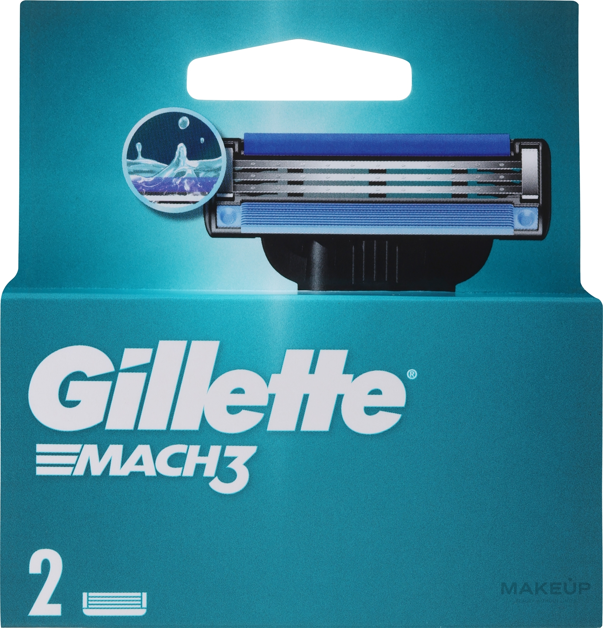 Wymienne wkłady do maszynki, 2 szt. - Gillette Mach3 — Zdjęcie 2 szt.