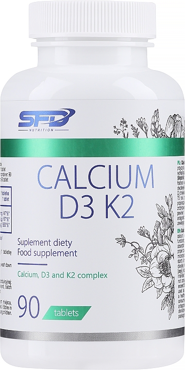 Suplement diety Calcium D3 K2 - SFD Nutrition Calcium D3 K2 — Zdjęcie N1