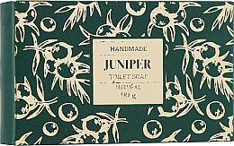Naturalne mydło ręcznie robione Jałowiec - UA-Pharm Handmade Juniper Natural Toilet Soap — Zdjęcie N1