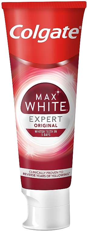 Pasta do zębów z profesjonalnym składnikiem wybielającym - Colgate Max White Expert Original — Zdjęcie N4
