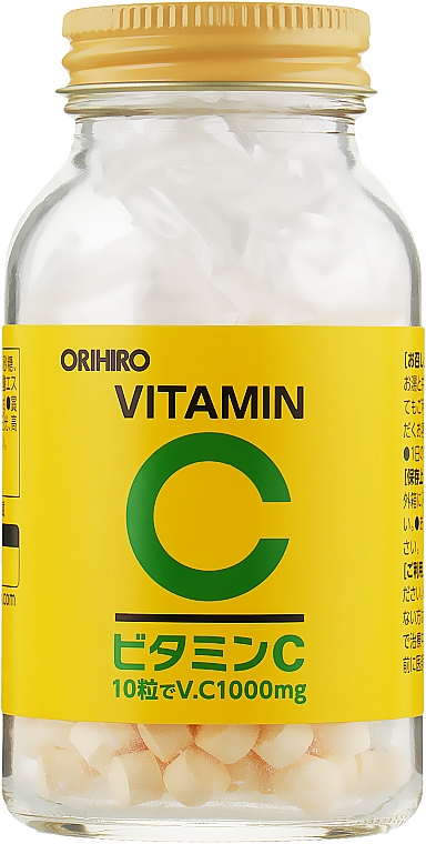 Witamina C, 1000 mg - Orihiro Vitamin C — Zdjęcie N1