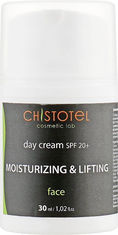 Nawilżający krem liftingujący do twarzy - ChistoTel Day Cream SPF 20+