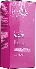 PRZECENA! Zestaw do trwałej ondulacji włosów farbowanych i wrażliwych - Wella Professionals Creatine+ Wave (h/lot/75 ml + h/neutr/100 ml + treatm/30 ml) * — Zdjęcie N2