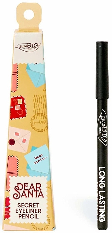 Kayal-eyeliner w pudełku prezentowym - PuroBio Cosmetics Secret Eyeliner Pencil — Zdjęcie N1