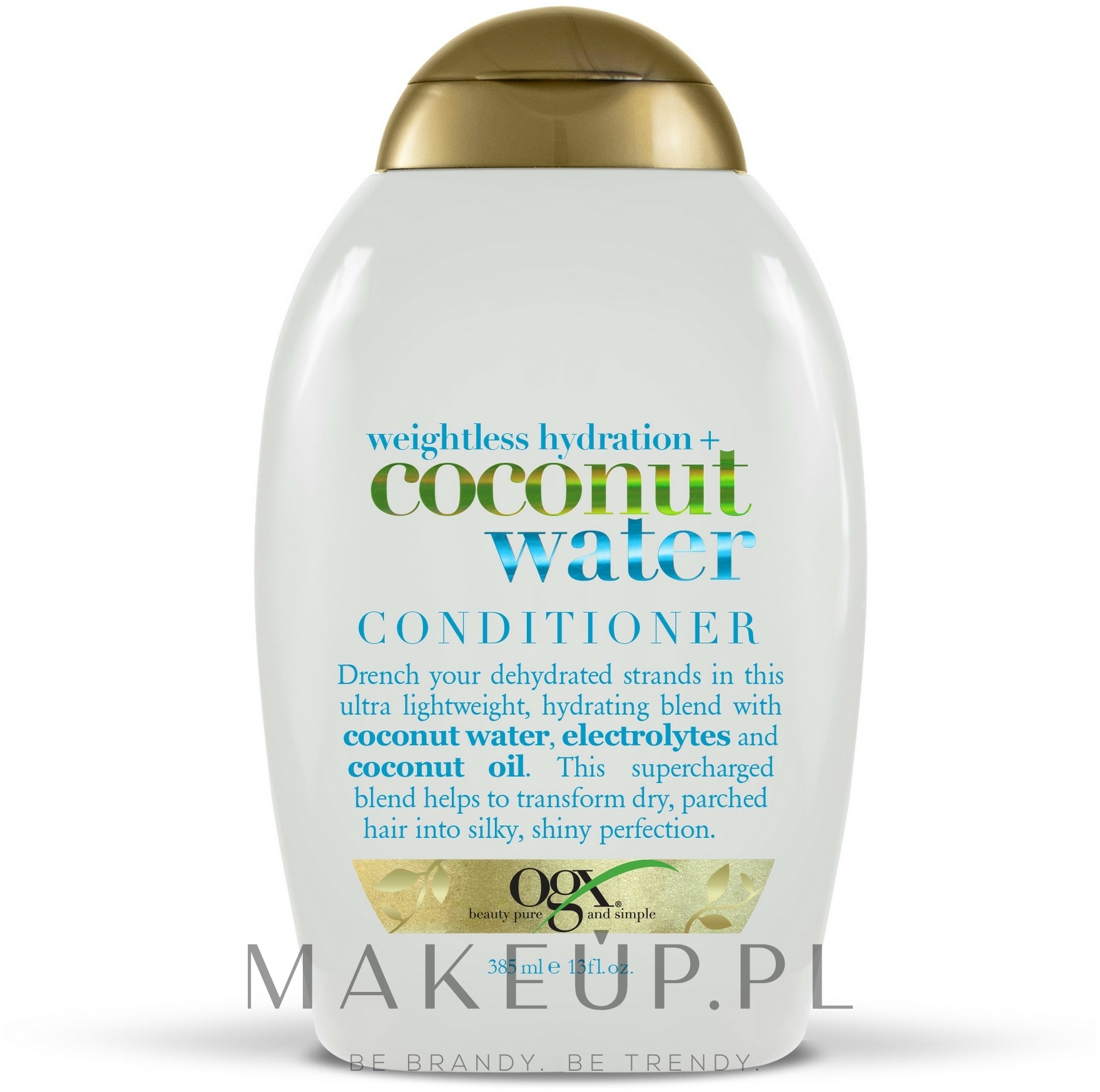 Nawilżająca odżywka do włosów z wodą kokosową - OGX Coconut Water Weightless Hydration Conditioner — Zdjęcie 385 ml