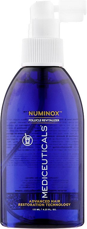 Stymulujące serum dla mężczyzn na porost włosów i zdrowie skóry głowy - Mediceuticals Advanced Hair Restoration Technology Numinox — Zdjęcie N3
