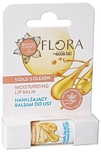 Balsam do ust 5 olejków - Vis Plantis Flora Moisturizing Lip Balm — Zdjęcie N1