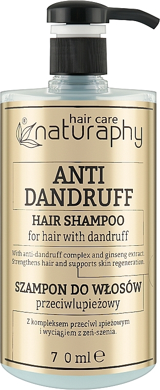 Przeciwłupieżowy szampon do włosów z wyciągiem z żeń-szenia - Naturaphy — Zdjęcie N1