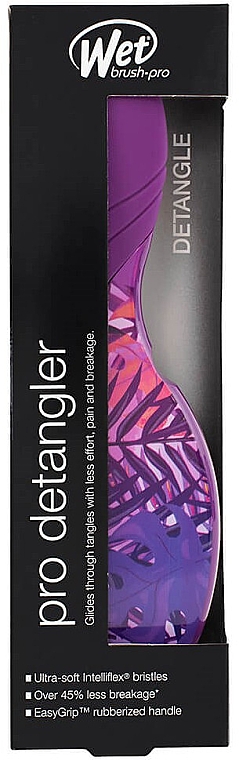 Szczotka do włosów - Wet Brush Pro Detangler Neon Summer Tropics Purple — Zdjęcie N5