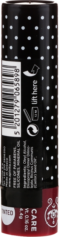 Naturalny balsam do ust Czarna porzeczka - Apivita Lip Care with Black Currant — Zdjęcie N2
