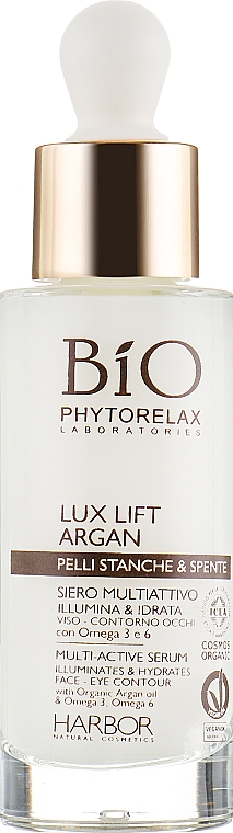 Liftingujące serum do twarzy - Phytorelax Laboratories Lux Lift Argan Multi-Active Serum — Zdjęcie N2