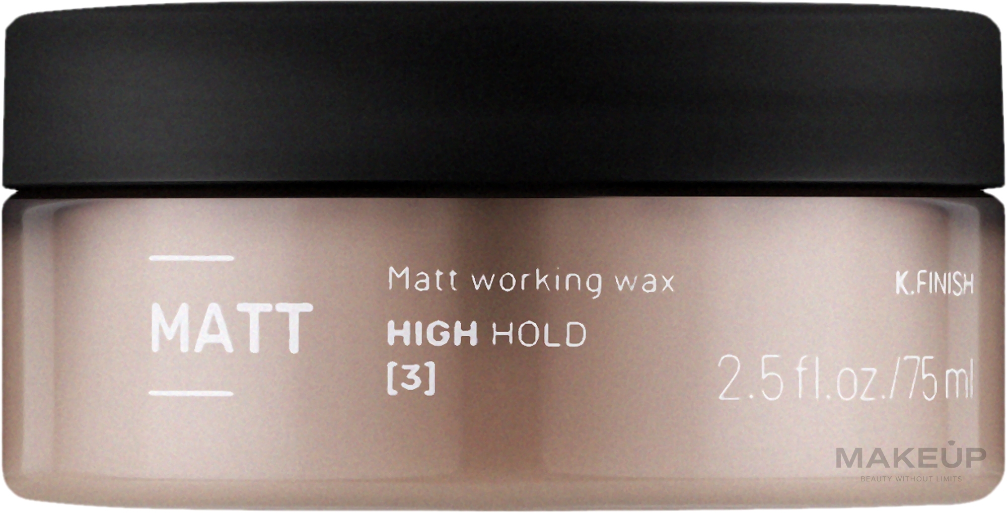 Matowy wosk do włosów - Lakme K.Finish Matt Working Wax — Zdjęcie 75 ml