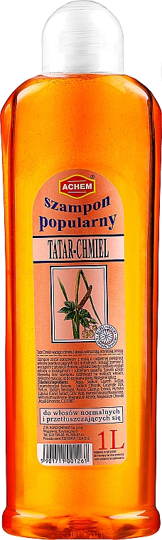 Tataro-chmielowy szampon do włosów - Achem Bliżej Natury — Zdjęcie N2