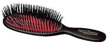 Szczotka do włosów, ciemny rubin - Mason Pearson Pocket Sensitive Bristle Hairbrush SB4 Dark Ruby — Zdjęcie N1