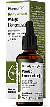 Kup Suplement diety w kroplach Pamięć i koncentracja - Pharmovit Clean label Memory and Concentration