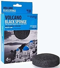 Kup Gąbka do mycia Konjac, 9,5 cm - Santo Volcano Spa Volcano Black Sponge