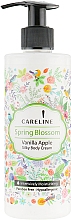 Kup PRZECENA! Jedwabisty krem do ciała Wanilia i jabłko - Careline Spring Blossom Silky Body Cream *