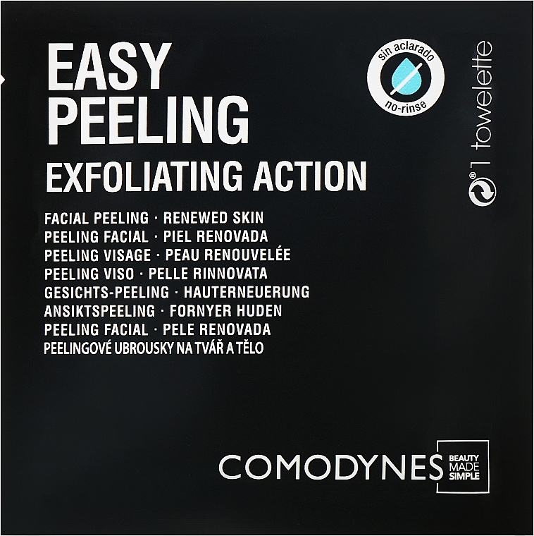 Chusteczki peelingujące do twarzy - Comodynes Easy Peeling — Zdjęcie N1