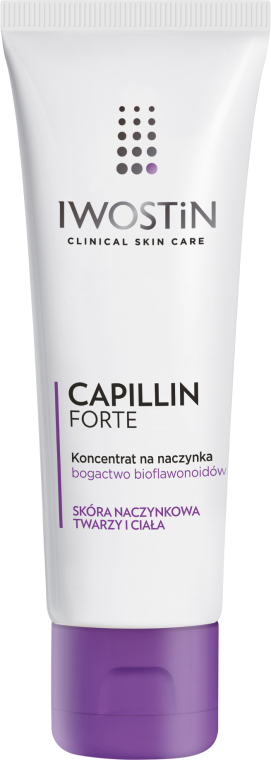 Koncentrat na naczynka do skóry naczynkowej twarzy i ciała - Iwostin Capillin Forte Concentrate — Zdjęcie N1