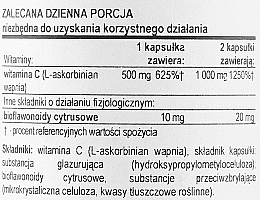 WItamina C z wapniem w kapsułkach - Now Foods Vitamin C-500 Calcium Ascorbate Capsules — Zdjęcie N3