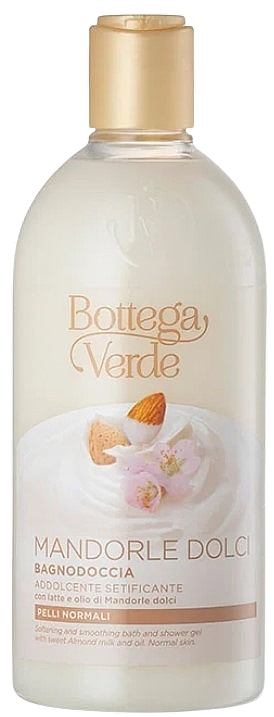 Żel do kąpieli i pod prysznic z mlekiem i olejem ze słodkich migdałów - Bottega Verde Mandorle Dolci Bath & Shower Gel — Zdjęcie N1