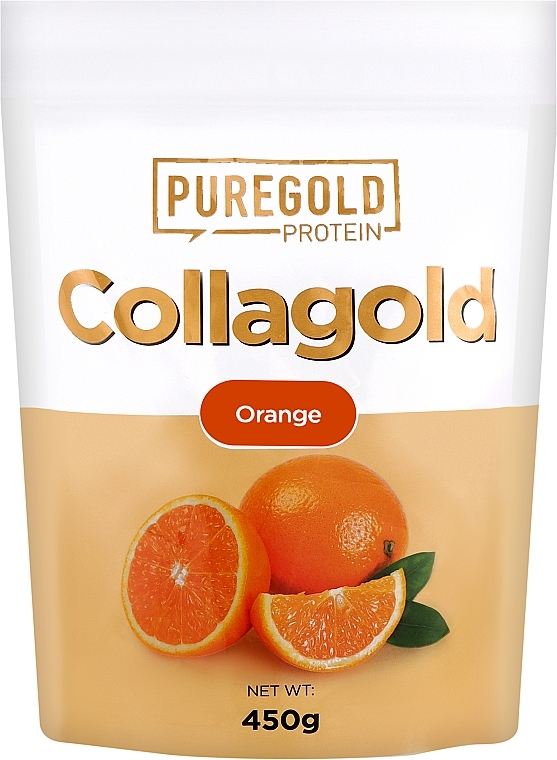 Kolagen z kwasem hialuronowym, witaminą C i cynkiem Pomarańcza - Pure Gold CollaGold Orange Juice — Zdjęcie N4