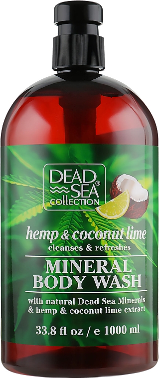 Żel pod prysznic Ekstrakt z konopi, kokosa i limonki - Dead Sea Collection Hemp & Coconut Lime Body Wash