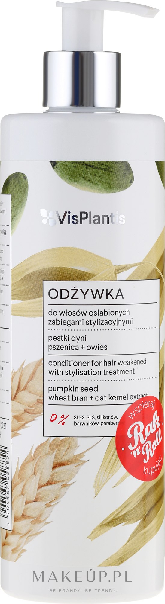 Odżywka do włosów osłabionych zabiegami stylizacyjnymi Pestki dyni - Vis Plantis Herbal Vital Care — Zdjęcie 400 ml