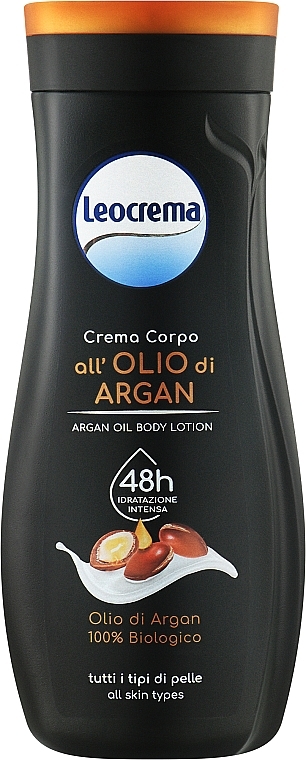 Krem ​​do ciała z olejkiem arganowym - Leocrema Cream Fluid Body  — Zdjęcie N1