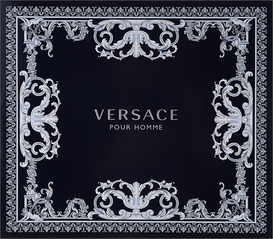 Versace Pour Homme - Zestaw (edt 100 ml + sh/gel 150 ml + edt 10 ml) — Zdjęcie N1