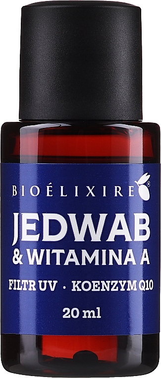Wzmacniający olejek do włosów z jedwabiem i witaminą A - Bioelixire Silk Serum+Vitamina A  — Zdjęcie N1