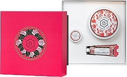 Kup Zestaw - Benamor Rose Amelie Gift Set (lip/balm/12ml + h/cr/30ml + b/butter/200ml)
