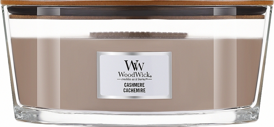 Świeca zapachowa w szkle - Woodwick Cashmere Scented Candle — Zdjęcie N2