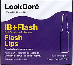 Kup Skoncentrowane serum w ampułkach do ust - LookDore IB+Flash Lips Ampoules