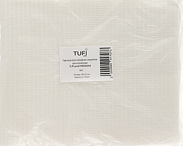 Kup PRZECENA! Serwetki papierowe do manicure, laminowane, odporne na wilgoć, 40 x 32 cm, 50 szt., białe - Tufi Profi Premium *