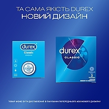 Prezerwatywy klasyczne, 3 szt. - Durex Classic  — Zdjęcie N4